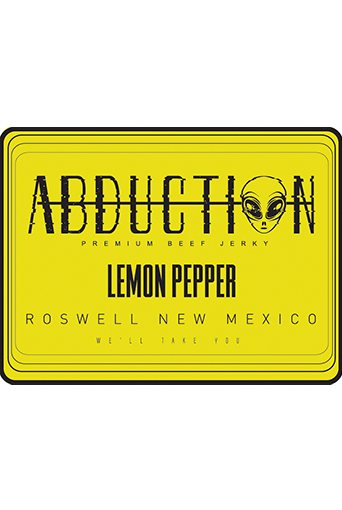 Hangar 209 Abduction Beef Jerky Lemon Pepper