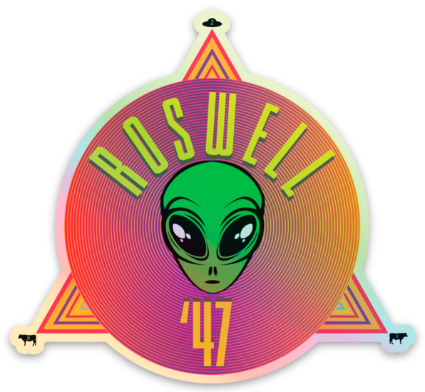 Hangar 209-Roswell '47 Holographic Sticker