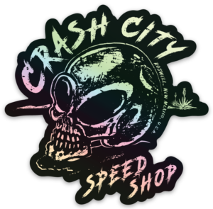 Crash City Holographic Sticker