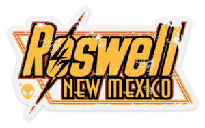 Roswell-Tec New Mexico Sticker Clear
