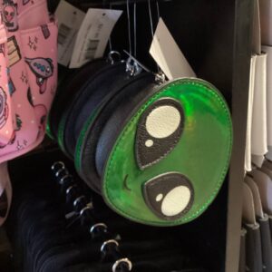 Alien Face Wristlet (Green)