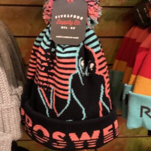 Neon Gray Knit In Beanie