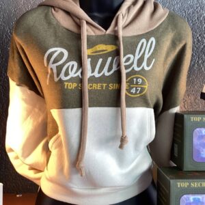 Roswell Top Secret Cropped Hoodie